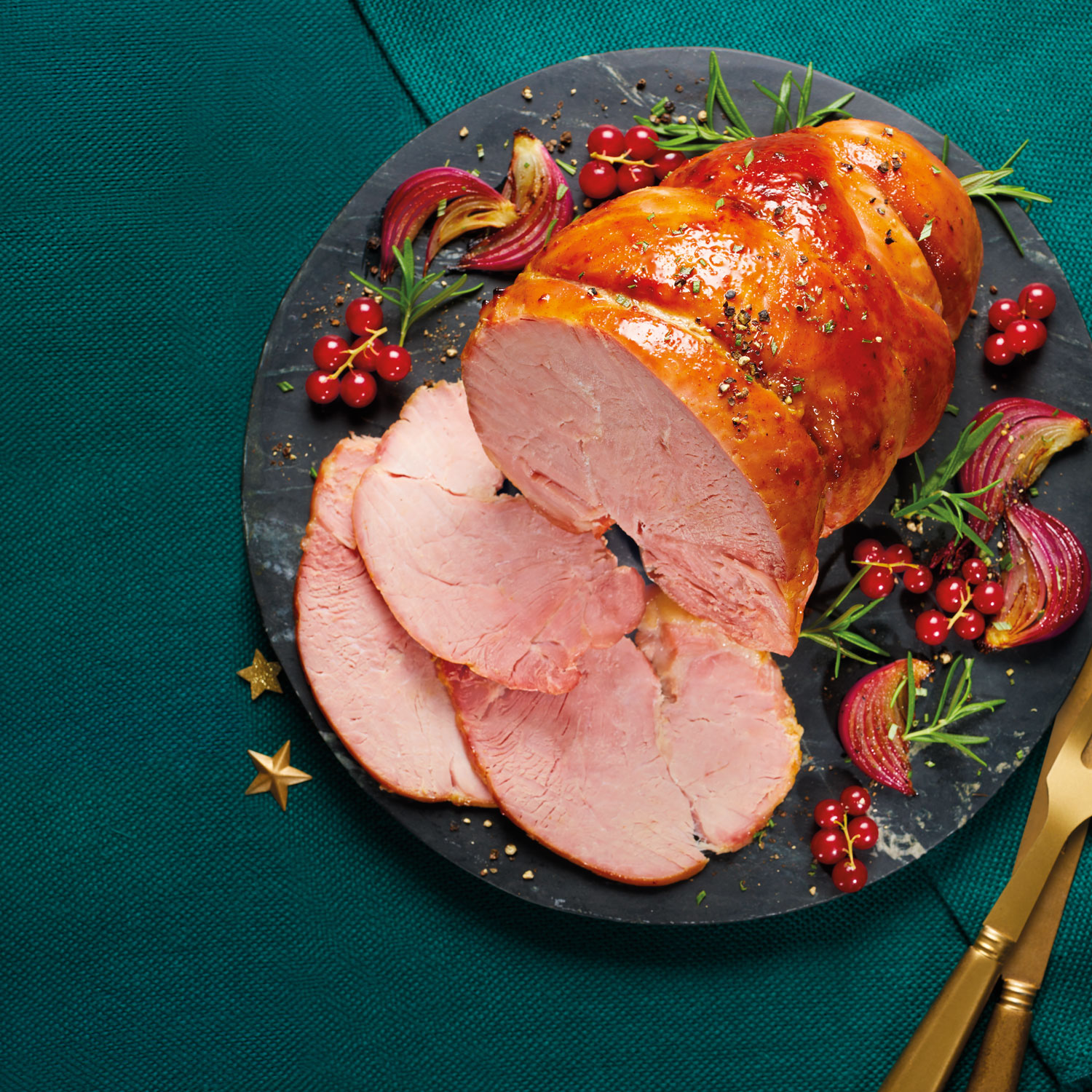 Irish Easy Carve Ham With A Fig & Christmas Spices Glaze 2.2kg Specially Selected